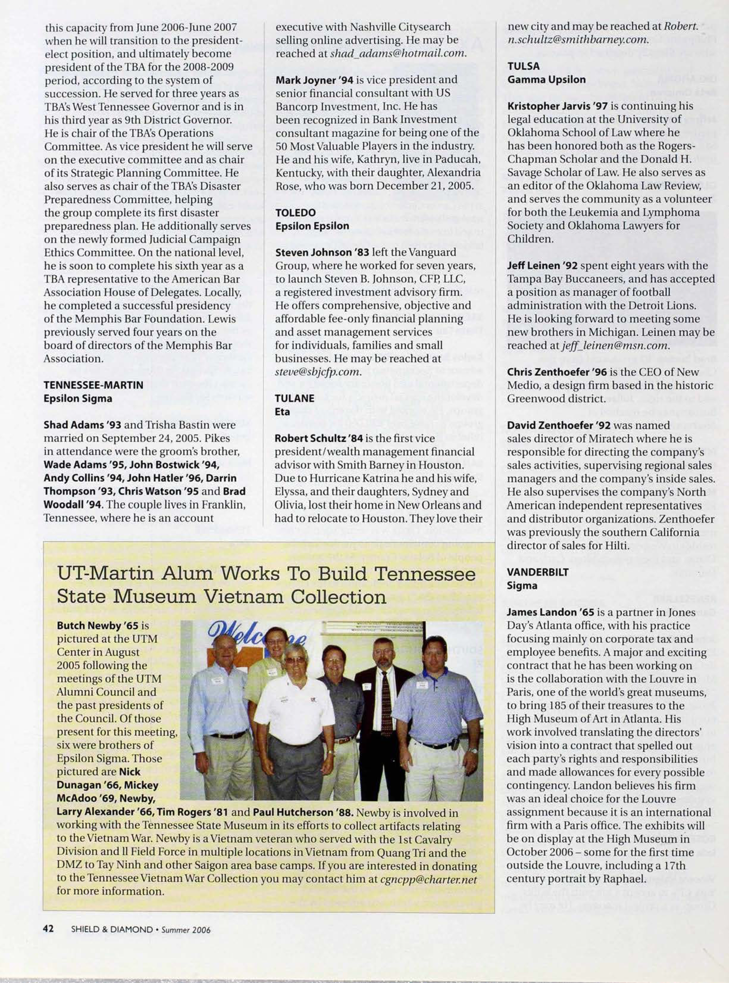 UT- Martin Alum Works To Build Tennessee State Museum Vietnam Collection